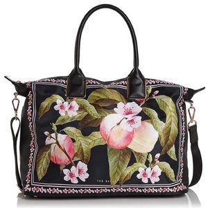 NWOT Ted Baker Rubaii Peach Blossom Large Tote